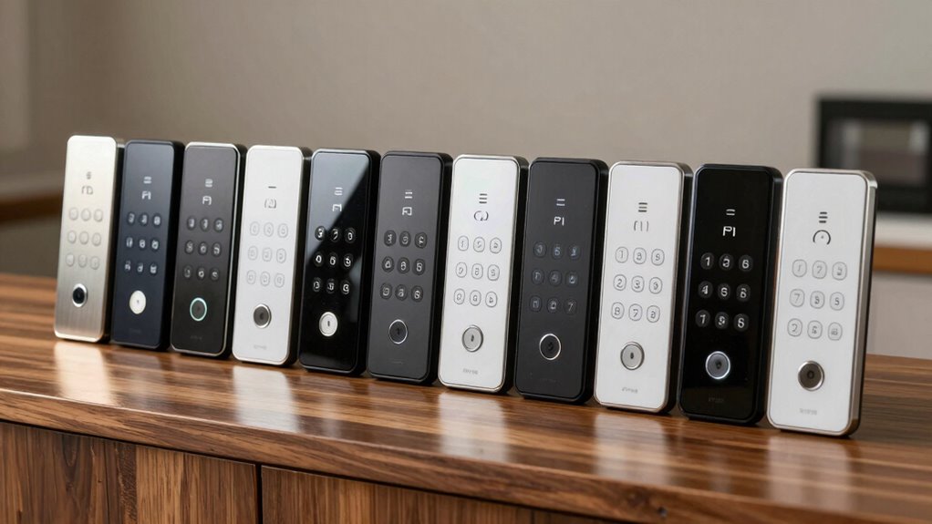 top garage door keypads