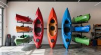 top garage kayak racks