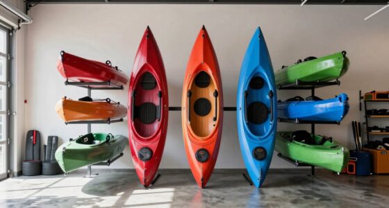 top garage kayak racks