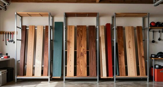 top garage lumber racks