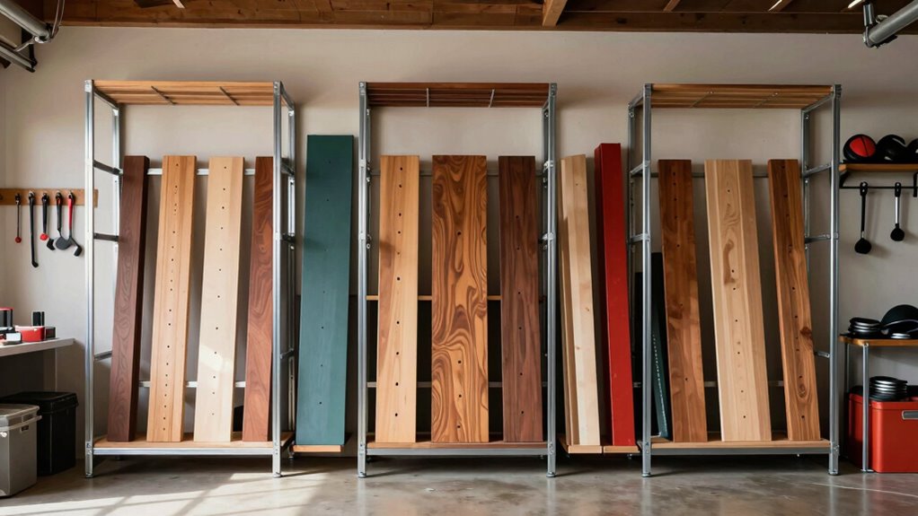top garage lumber racks
