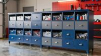 top garage organizer cabinets