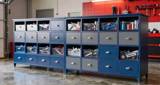 top garage organizer cabinets