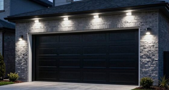 top garage security lighting
