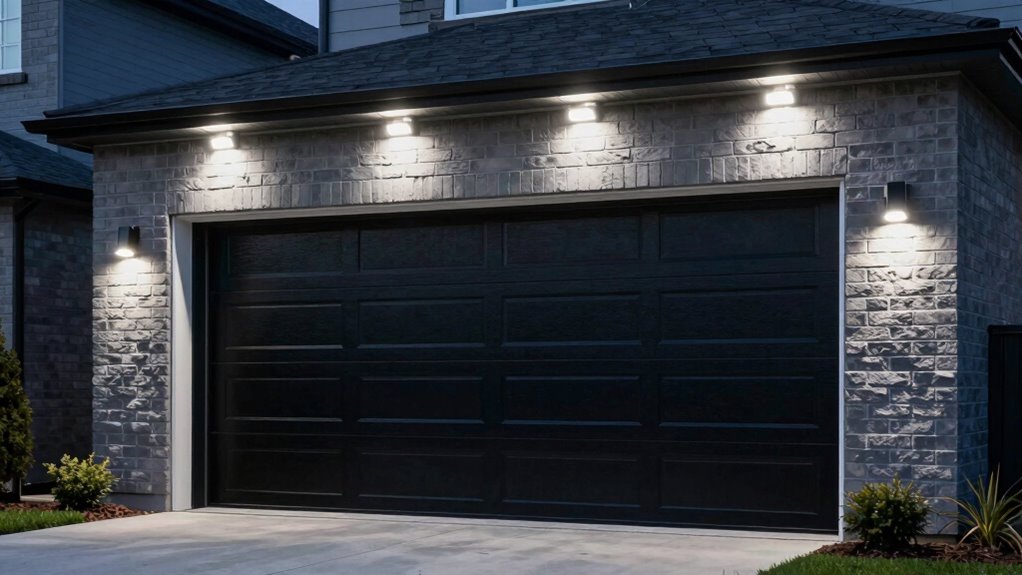 top garage security lighting