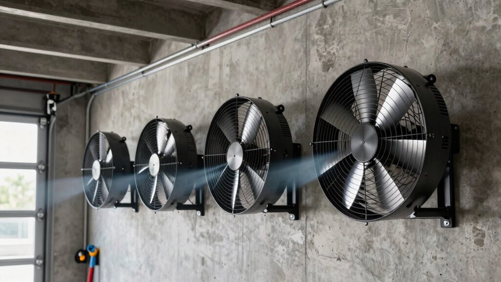 top garage wall fans