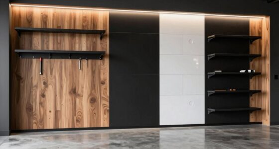 top garage wall panel options