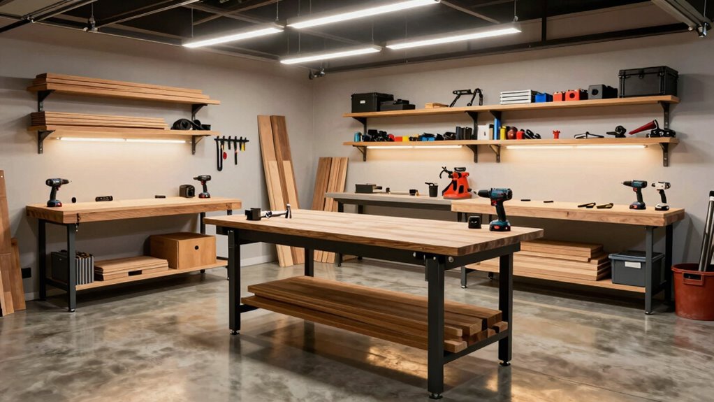 top garage woodworking workbenches