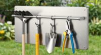 top garden tool storage