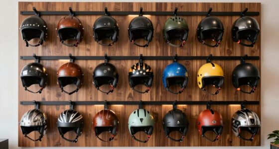 top helmet wall racks