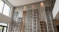 top high ceiling ladders