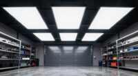 top led garage light panels