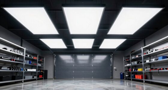 top led garage light panels