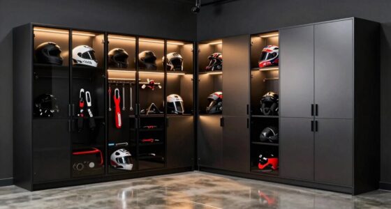 top motorcycle garage cabinets