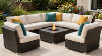 top outdoor sectional cushions