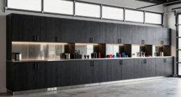 top stainless garage cabinets