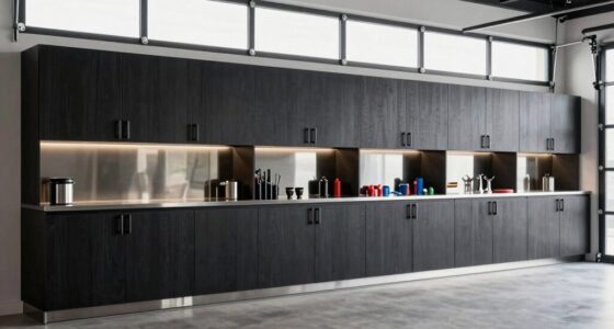 top stainless garage cabinets