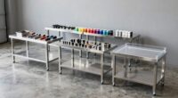 top stainless steel workbenches