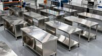 top stainless steel workbenches