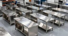 top stainless steel workbenches