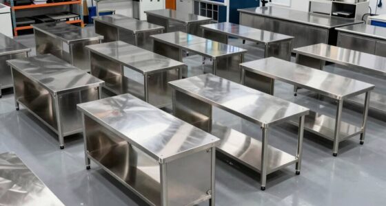 top stainless steel workbenches