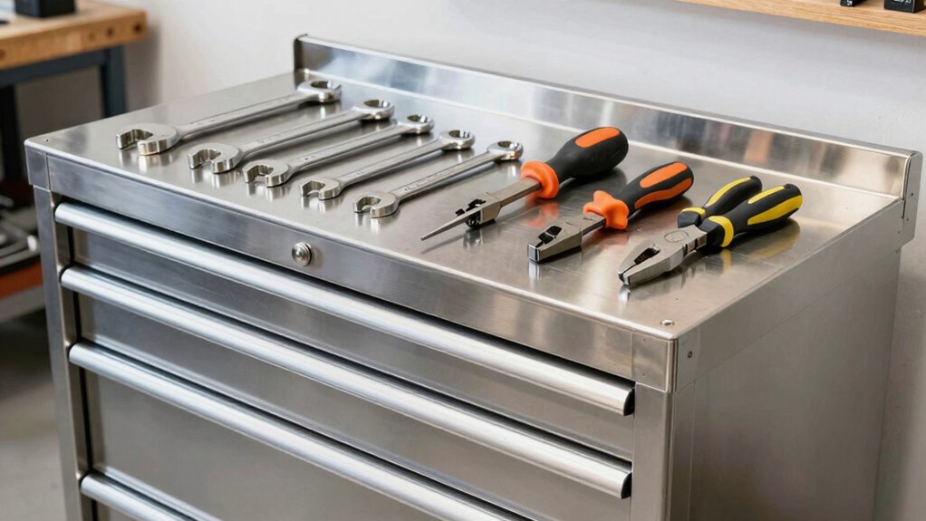 top stainless tool chests