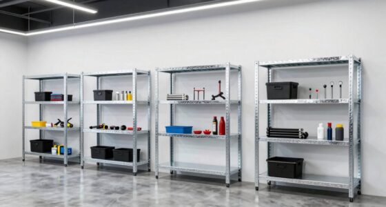 top steel garage shelves