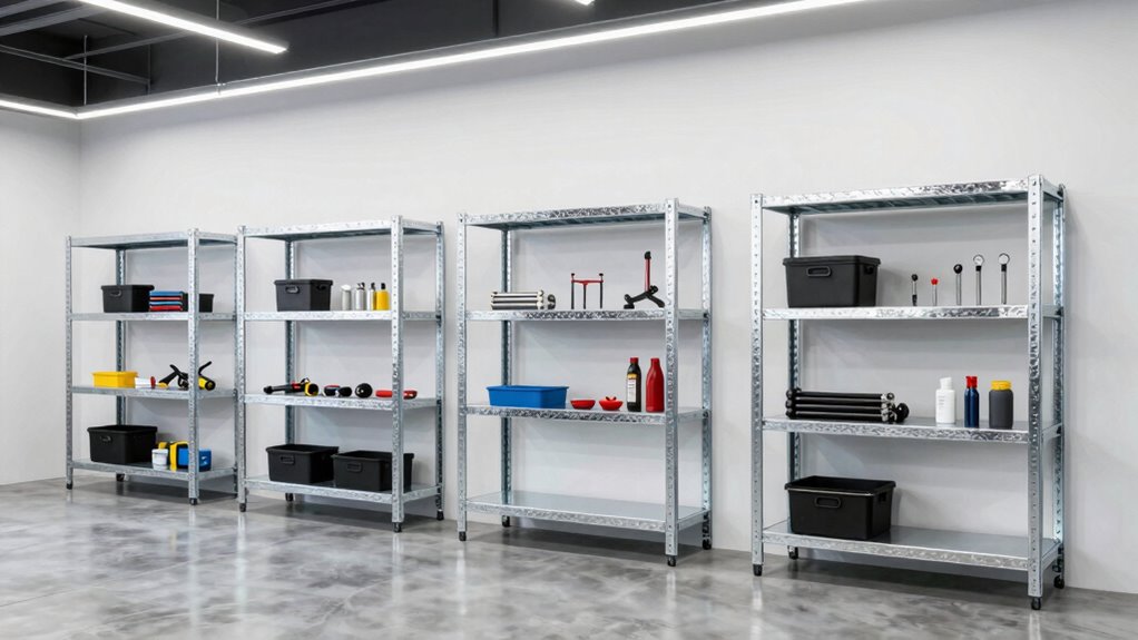 top steel garage shelves