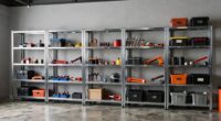 top steel garage shelves