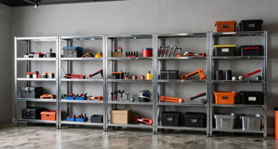 top steel garage shelves