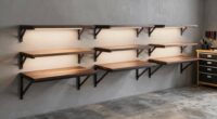 top wall mounted folding workbenches