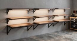 top wall mounted folding workbenches