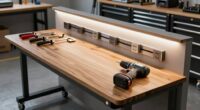 top workbenches with outlets