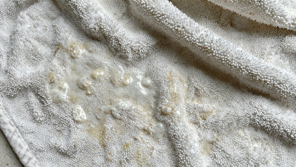 towels damage softener buildup