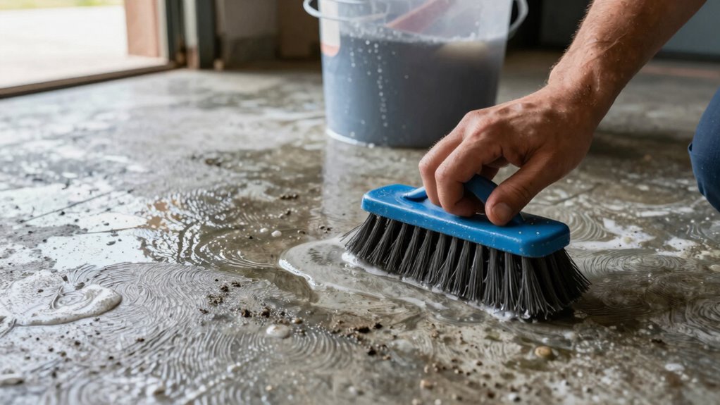 troubleshooting garage stain removal