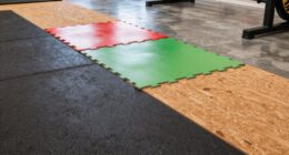 types of gym flooring