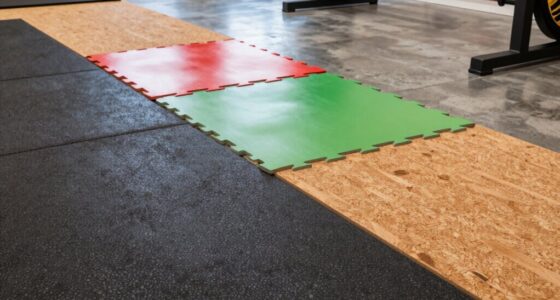 types of gym flooring