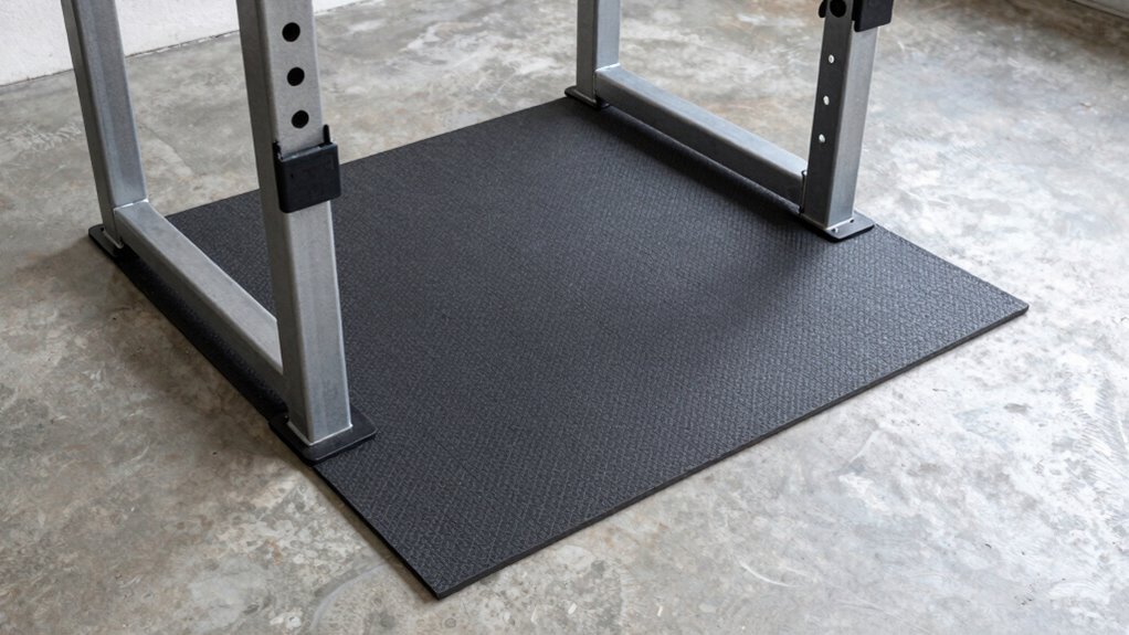 use rubber and foam mats