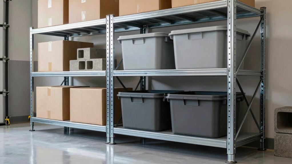 varied weight capacities depend on materials