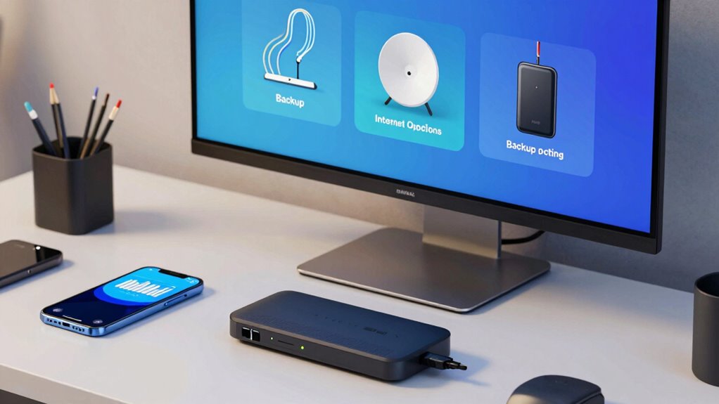 various backup internet options