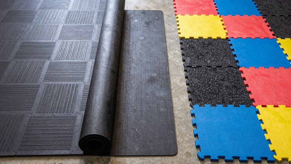 versatile aesthetic workout flooring
