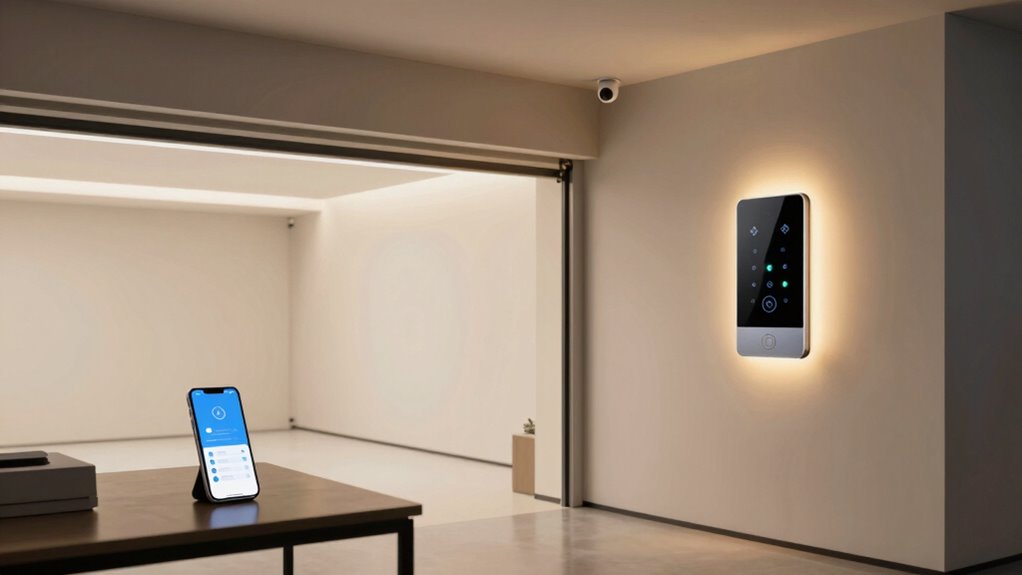 voice controlled garage operation