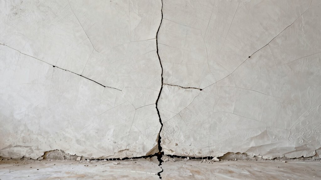 wall and floor crack indicators