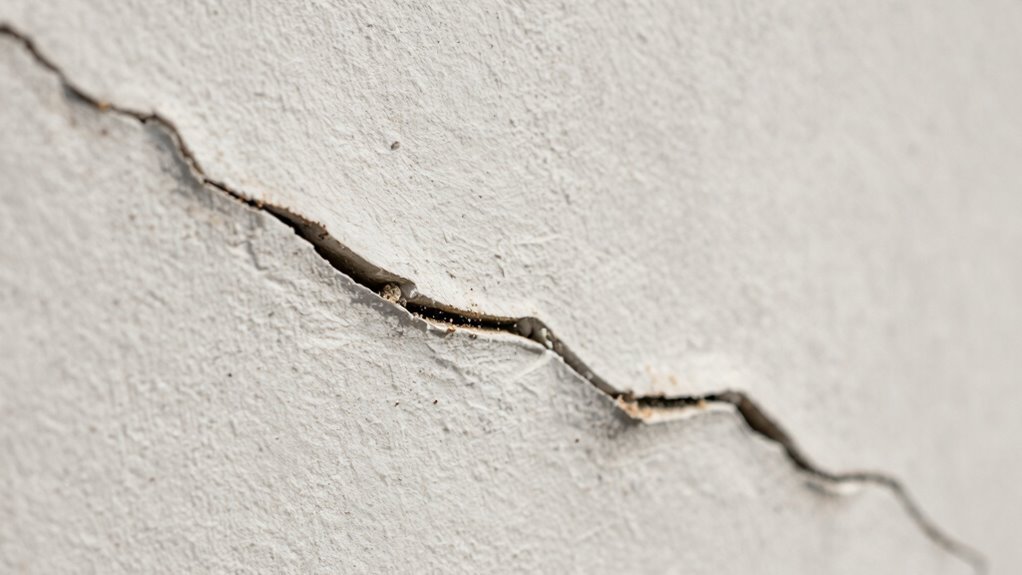 watch for widening cracks