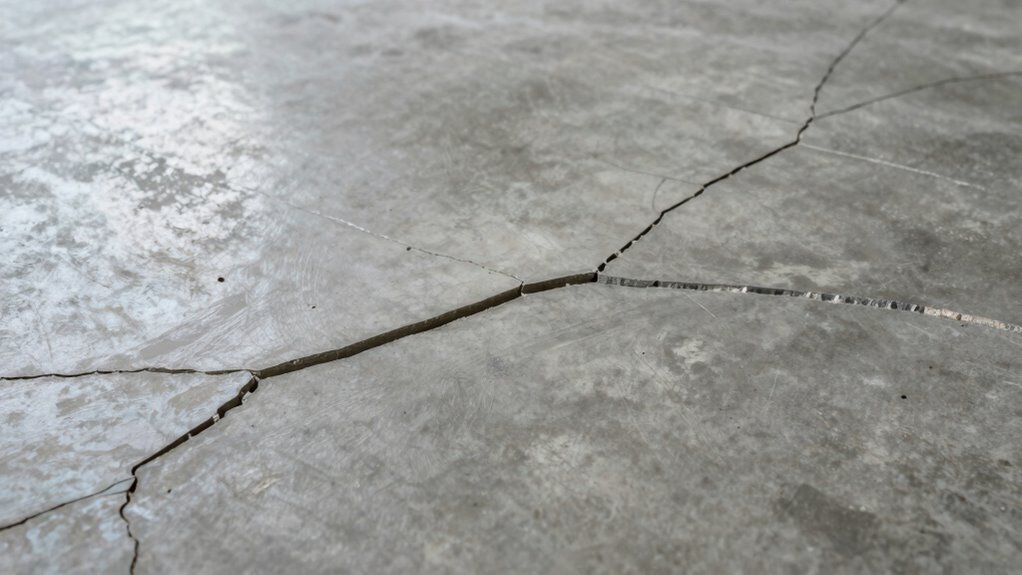 watch for widening cracks