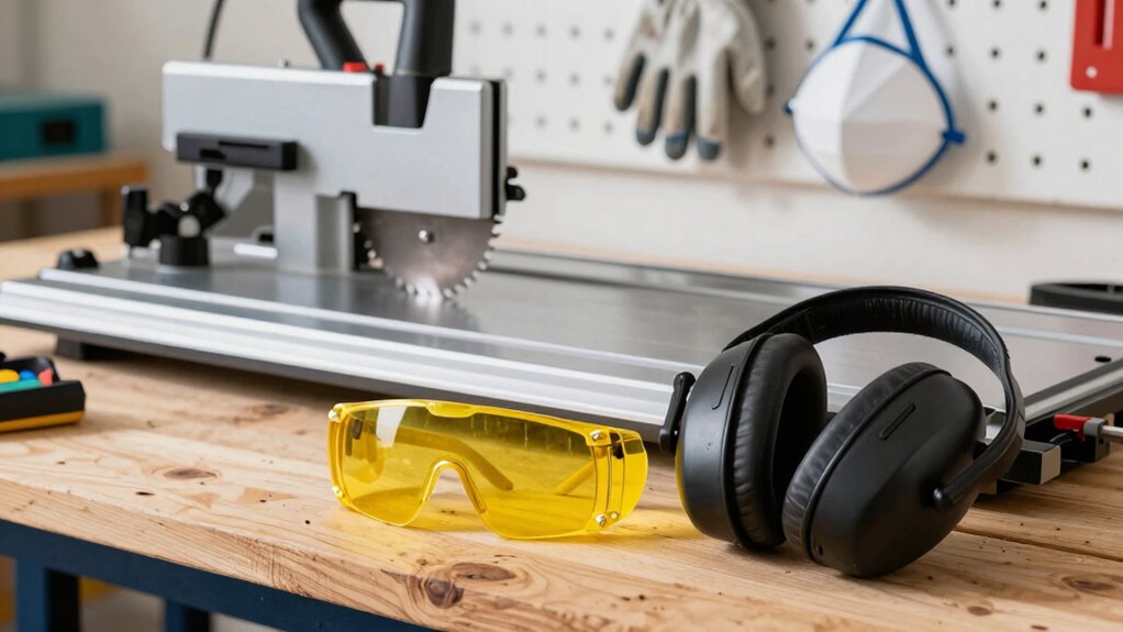 wear ppe for saw safety
