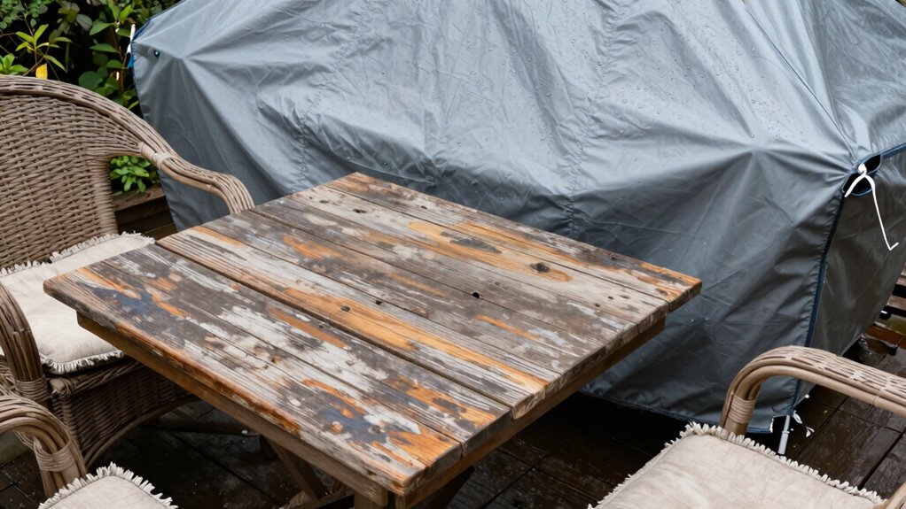 weather related furniture deterioration