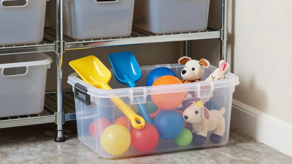 weather resistant outdoor toy storage