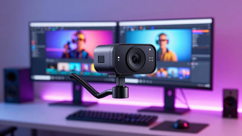 webcam features for streaming