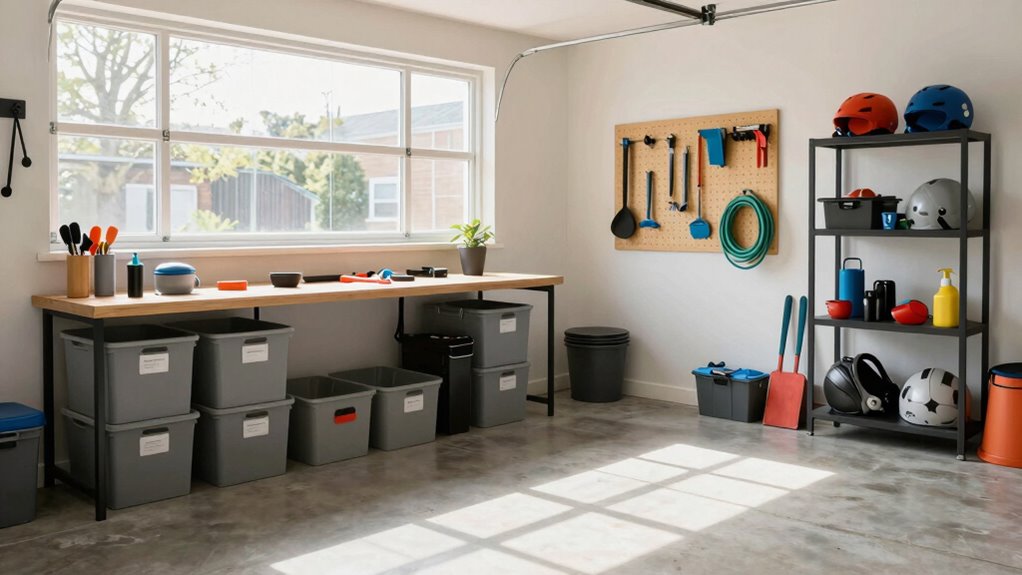 weekly garage organization routine